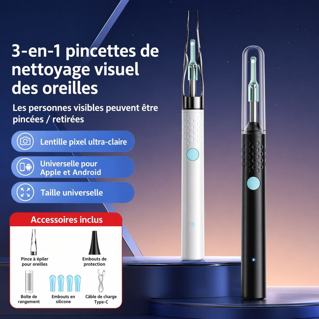 👂 Nettoyeur d'Oreilles Intelligent à 8500f