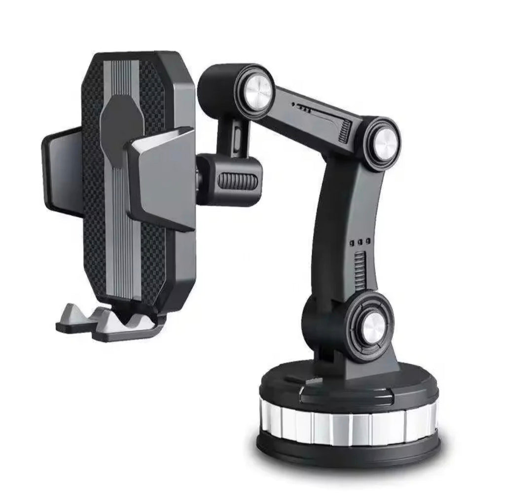 🚗 Support Téléphone Voiture 360° — Ventouse Ultra-Grip & amp; Bras Extensible - 7500f