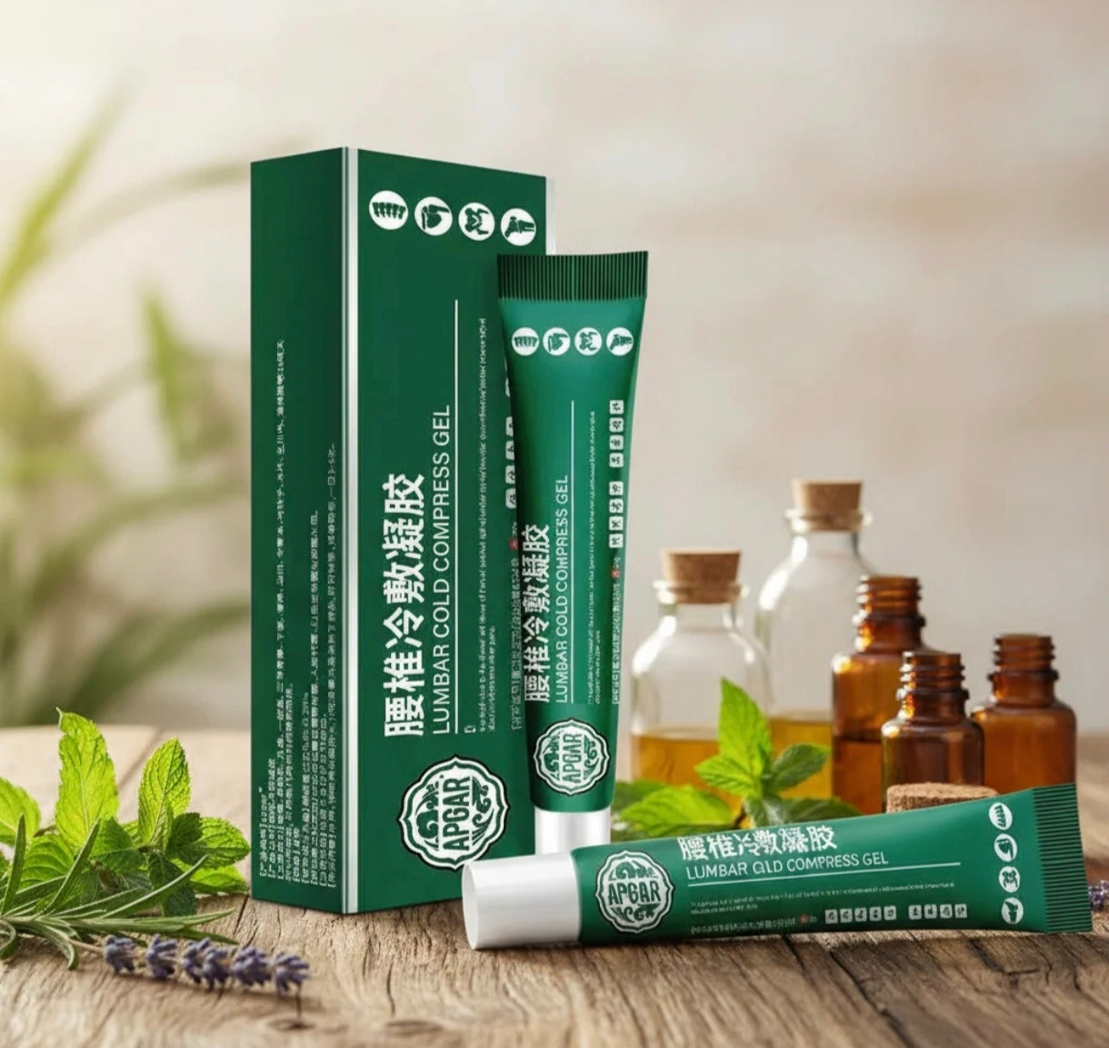 🌱 Gel Apaisant & Rafraîchissant APDMP™ pour Colonne Lombaire — Soulagement Ciblé à 5900 FCFA
