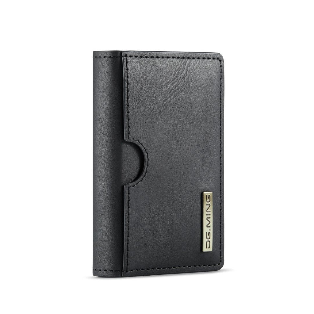 💼 Étui portefeuille magnétique rétro haut de gamme en cuir PU à trois volets avec porte-cartes multiple