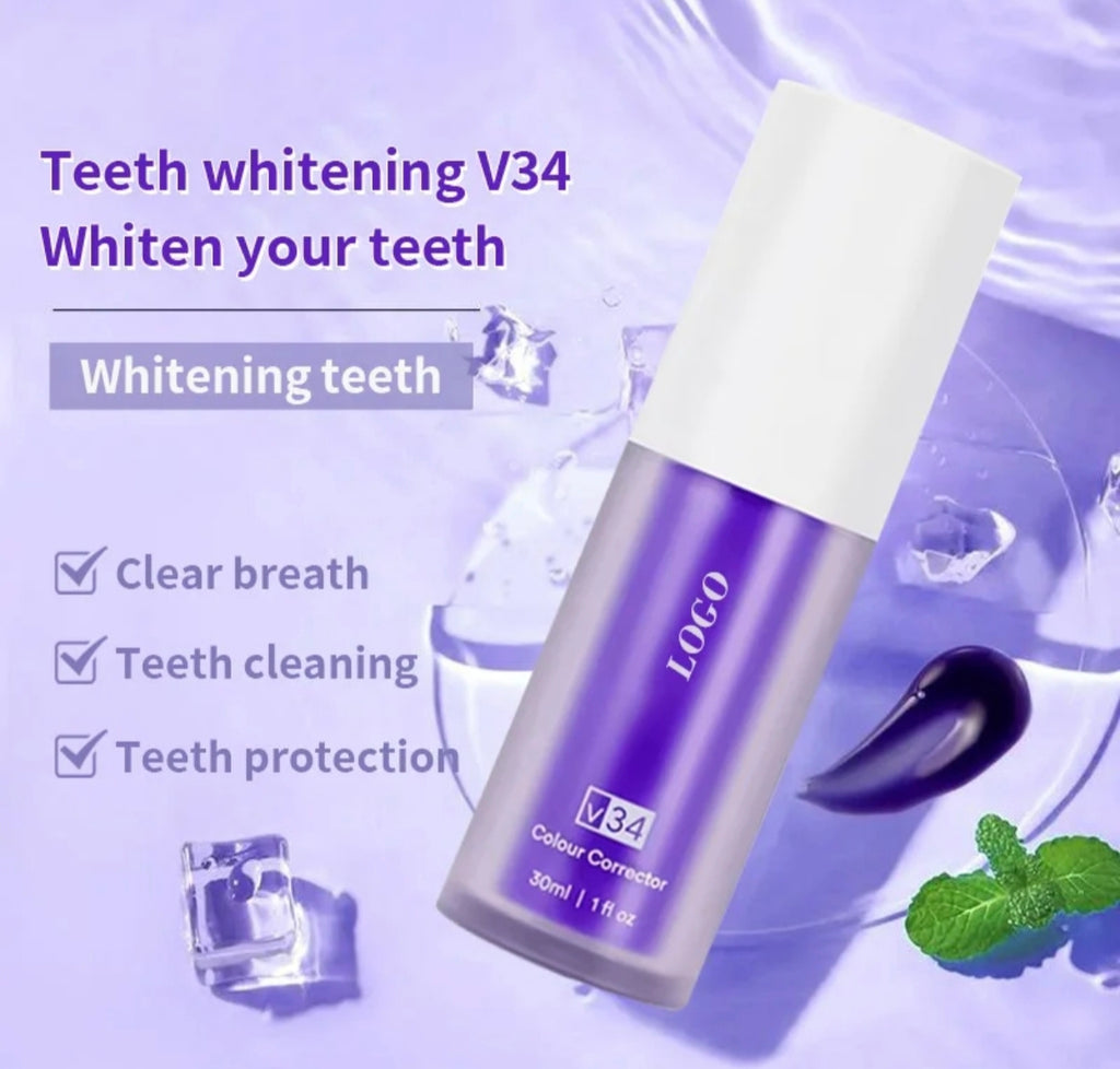 ✨ HISMILES V34 : Correcteur de Couleur Dentaire & Soin Éclat du Sourire