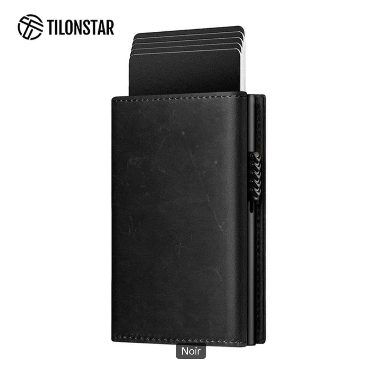 💳TILONSTAR : Portefeuille Trifold en Cuir Véritable & Haute Fonctionnalité