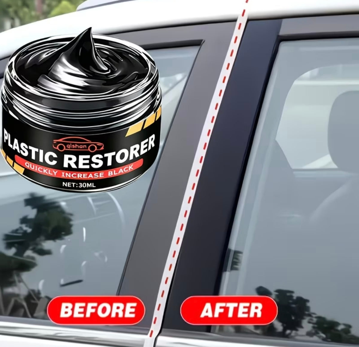 ✨ PLASTIC RESTORER (Qishan) : Rénovateur & Rénovateur Plastique Auto/Moto à 5900. Satisfait ou remboursé