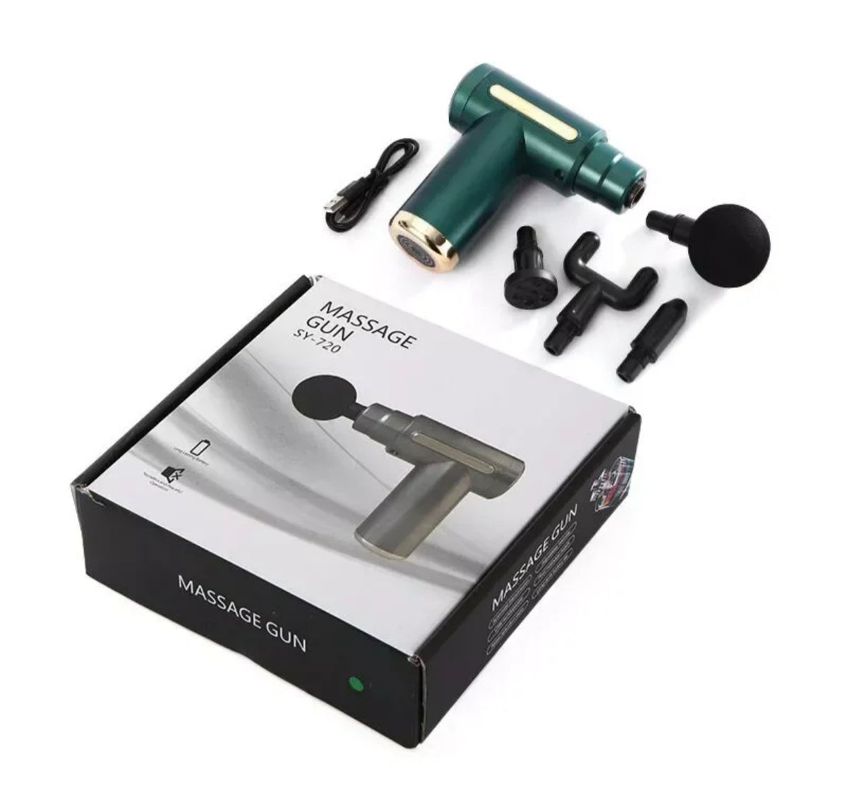 ✨ PISTOLET DE MASSAGE MUSCULAIRE DE PRÉCISION: Pistolet de Massage & Percussion Portable pour Récupération & Relaxation