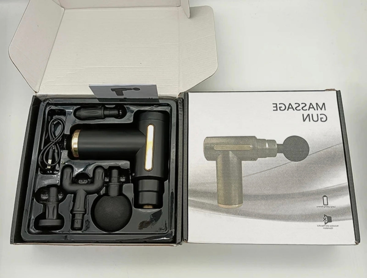 ✨ PISTOLET DE MASSAGE MUSCULAIRE DE PRÉCISION: Pistolet de Massage & Percussion Portable pour Récupération & Relaxation